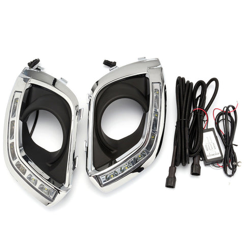 Car LED Daytime Running light DRL Fog Light For OPEL ANTARA 2011-2016