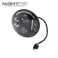 1 Set NIGHTEYE Brand 7inch  60W Hi/Low Beam LED headlight for Harley Jeep - NIGHTEYE AUTO LIGHTING