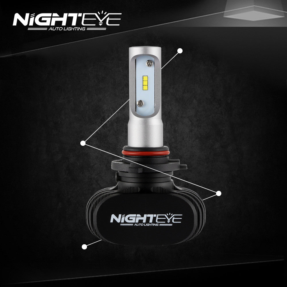 NIGHTEYE 8000LM 50W LED Light Car Headlight Bulb Lamp