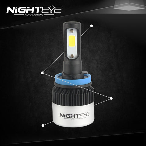 NIGHTEYE A315 72W 9000LM H11 LED Car Headlight