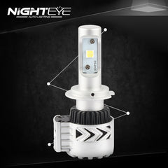 Nighteye 12000LM LED Car HeadLight Bulb Light Lamp White - NIGHTEYE AUTO LIGHTING