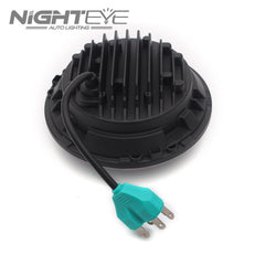 1 Set NIGHTEYE Brand 7inch  60W Hi/Low Beam LED Headlamp with half aperture for Harley Jeep - NIGHTEYE AUTO LIGHTING