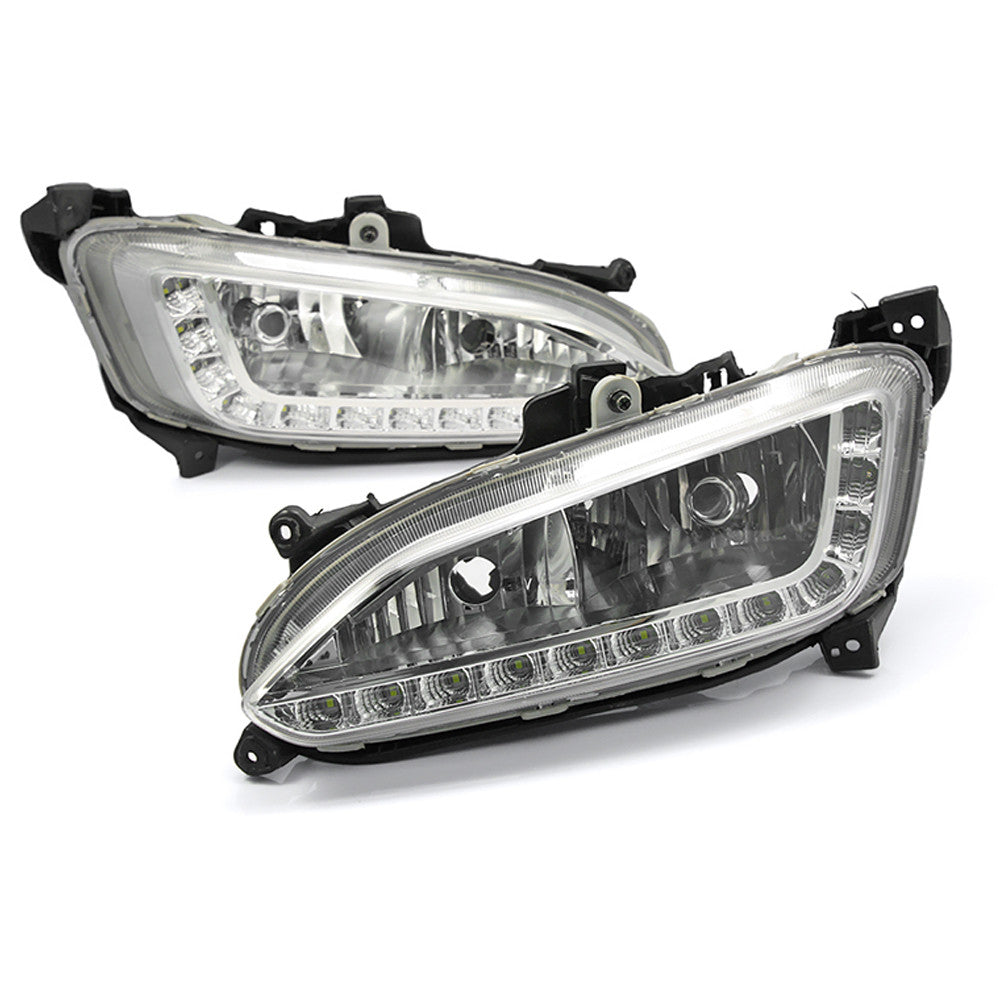 Car LED Daytime Running light DRL Fog Light For Hyundai ix45 2013