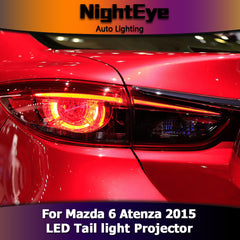 NightEye Mazda6 Tail Lights 2015 New Mazda 6 Atenza LED Tail Light - NIGHTEYE AUTO LIGHTING