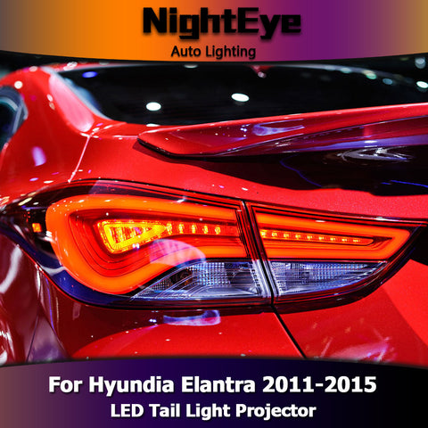 NightEye Hyundai Elantra Tail Lights Korea Design New Elantra MD Tail Light