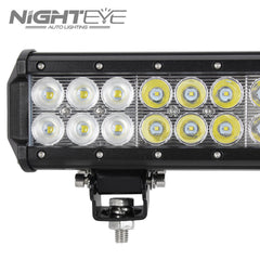 NIGHTEYE 72W 12 inch LED Work Light Bar - NIGHTEYE AUTO LIGHTING
