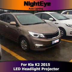 NightEye Kia K2 Headlights 2015 New K2 Rio LED Headlight High Beam Parking Fog Lamp - NIGHTEYE AUTO LIGHTING