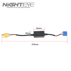 H4 LED Headlight Bulbs No Flickering Decoder - NIGHTEYE AUTO LIGHTING