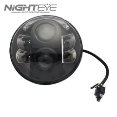 1 Set NIGHTEYE Brand 7inch  60W Hi/Low Beam LED headlight for Harley Jeep - NIGHTEYE AUTO LIGHTING