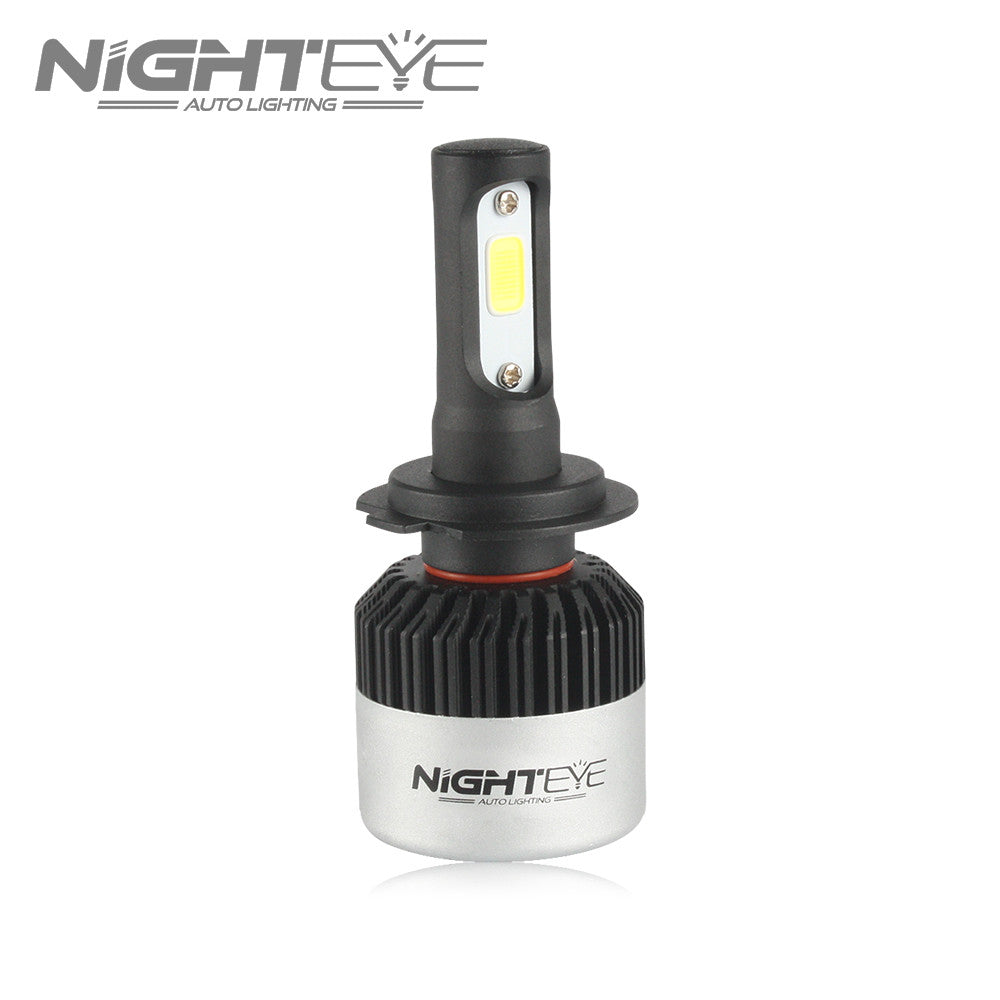 NIGHTEYE 2X 72W 9000LM H7 LED Phare Auto Car Lampe Feux Conversion Ampoule Light 6500K - 3 Ans de Garantie NIGHTEYE 2X 72W 9000LM H7 LED Phare Auto Car Lampe Feux Conversion Ampoule Light 6500K - 3 Ans de Garantie