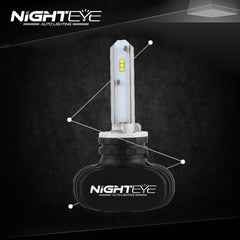 NIGHTEYE 8000LM 50W LED Light Car Headlight Bulb Lamp - NIGHTEYE AUTO LIGHTING
