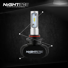 NIGHTEYE 8000LM 50W LED Light Car Headlight Bulb Lamp - NIGHTEYE AUTO LIGHTING