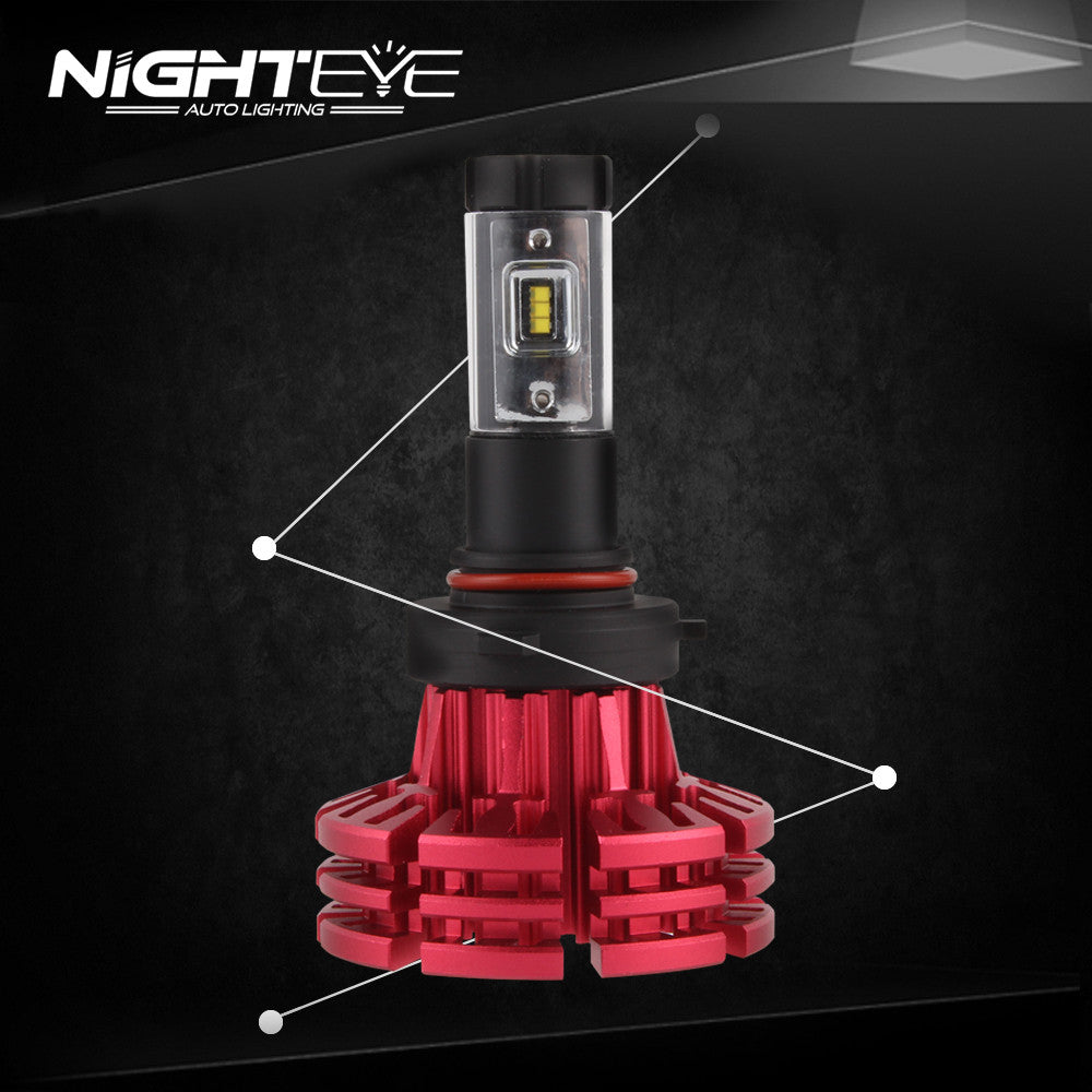 NIGHTEYE A344 Philip 60W 10000LM 9005 LED Car Headlight