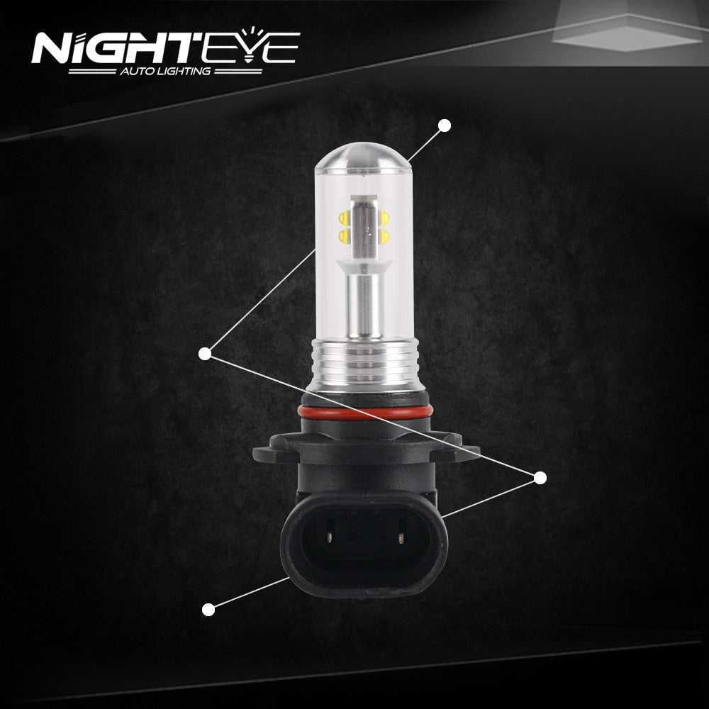 NIGHTEYE A334 3000LM LED Fog Lights 9005