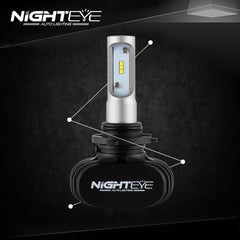 NIGHTEYE 8000LM 50W LED Light Car Headlight Bulb Lamp - NIGHTEYE AUTO LIGHTING