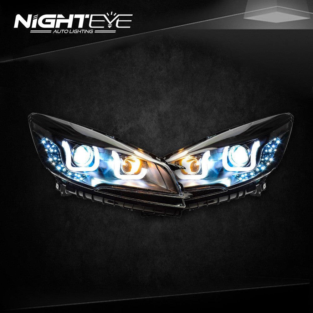 NightEye Ford Escape Headlights 2014 New Kuga Angel Eye Headlight