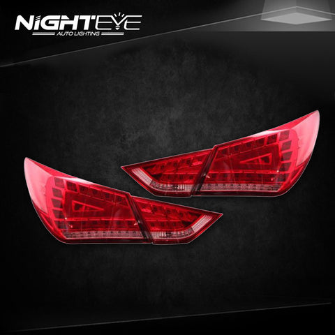 NightEye Hyundai Sonata LED Tail Lights Benz Design New Sonata 8 Tail Light
