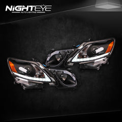 NightEye Lexus GS350 Headlights 2004-2011 GS300 LED Headlight - NIGHTEYE AUTO LIGHTING
