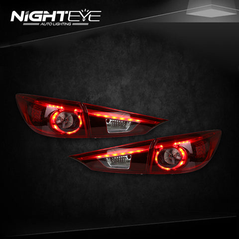 NightEye Mazda 3 Tail Lights 2015 New Mazda3 Axela LED Tail Light