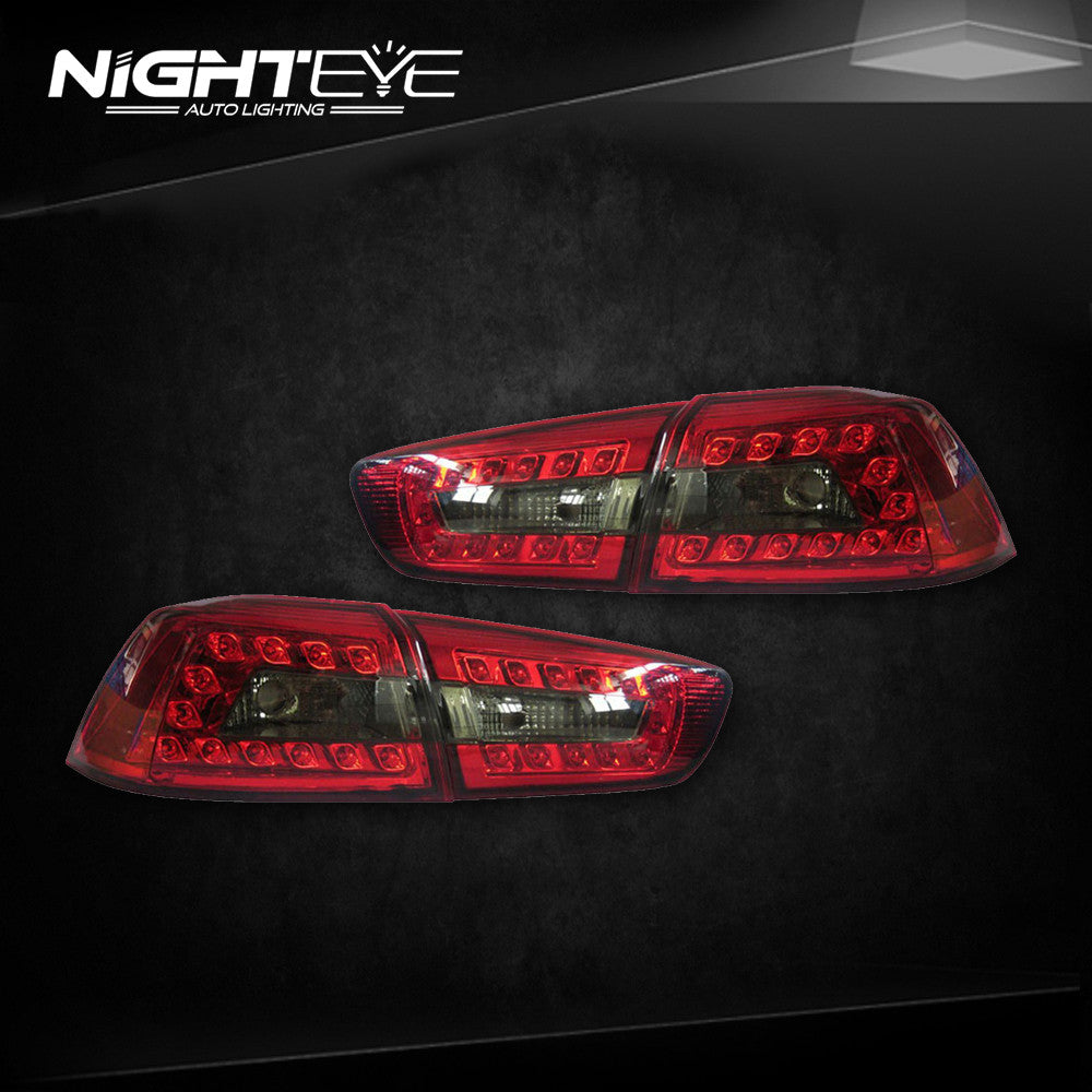 NightEye Mitsubishi Lancer Tail Lights 2009-2014 Lancer EX LED Tail Light