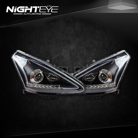 NightEye Nissan Tiida Headlights 2012-2015 New Tiida LED Headlight