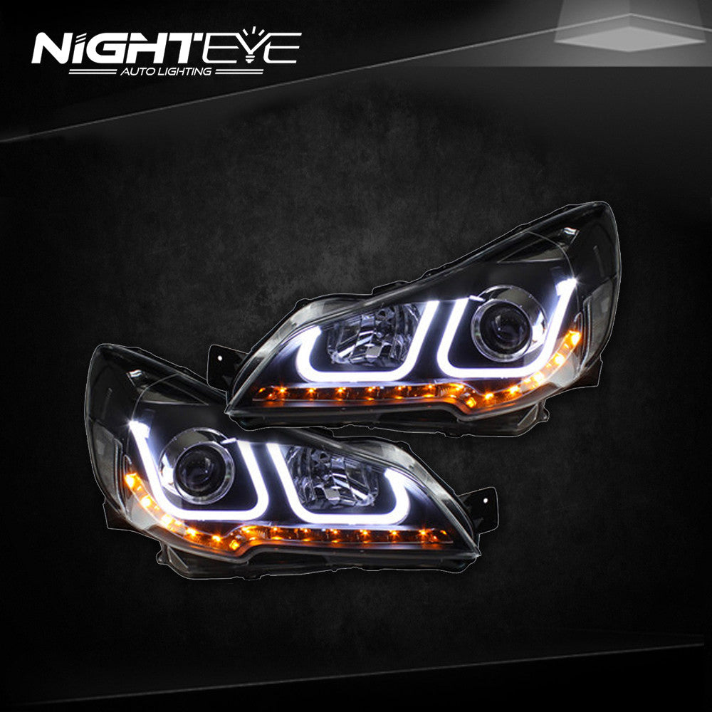 NightEye Outback Headlights 2010-2014 New Outback LED Headlight