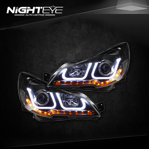 NightEye Outback Headlights 2010-2014 New Outback LED Headlight