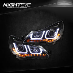 NightEye Outback Headlights 2010-2014 New Outback LED Headlight - NIGHTEYE AUTO LIGHTING