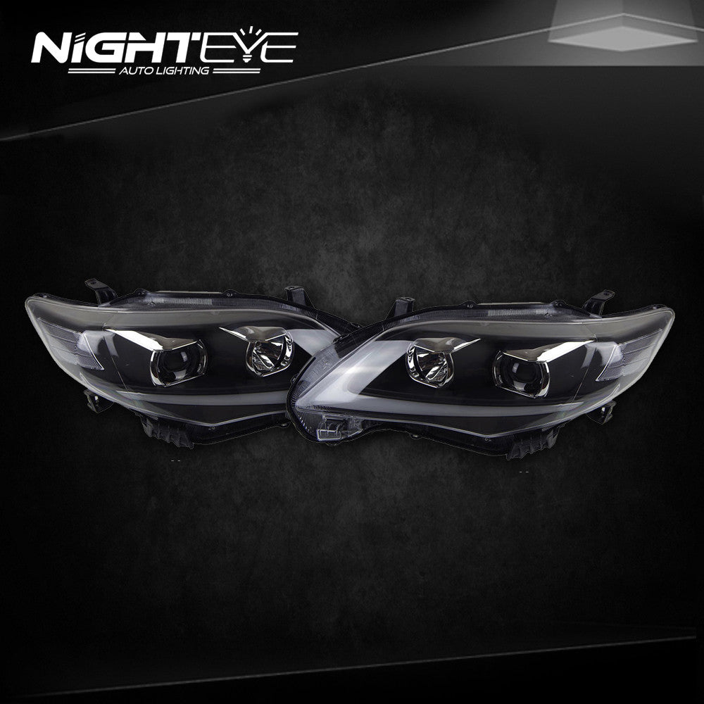 NightEye Toyota Corolla Headlights 2011-2013 Altis LED Headlight