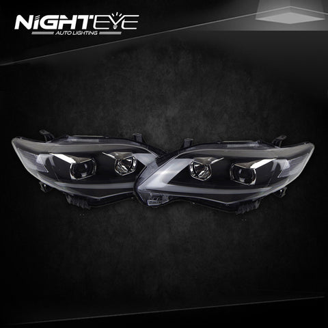 NightEye Toyota Corolla Headlights 2011-2013 Altis LED Headlight