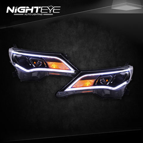 NightEye Toyota RAV4 LED Headlights 2014-2015 New RAV4 Headlight