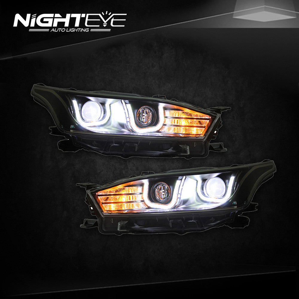 Barn Uddrag Ofre NightEye Toyota Yaris Headlights 2014-2015 New Yaris LED Headlight