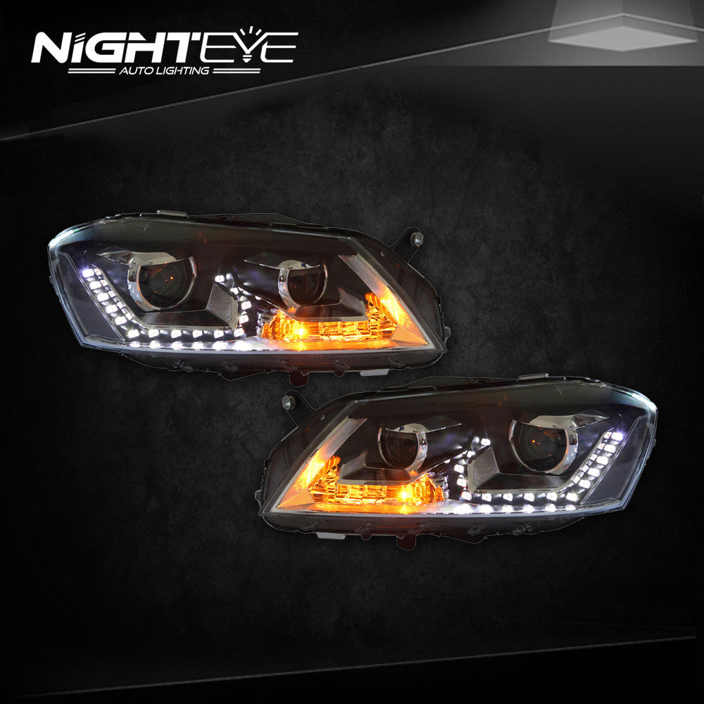 NightEye Volks Wagen Passat Headlights New Passat B7 LED Headlight