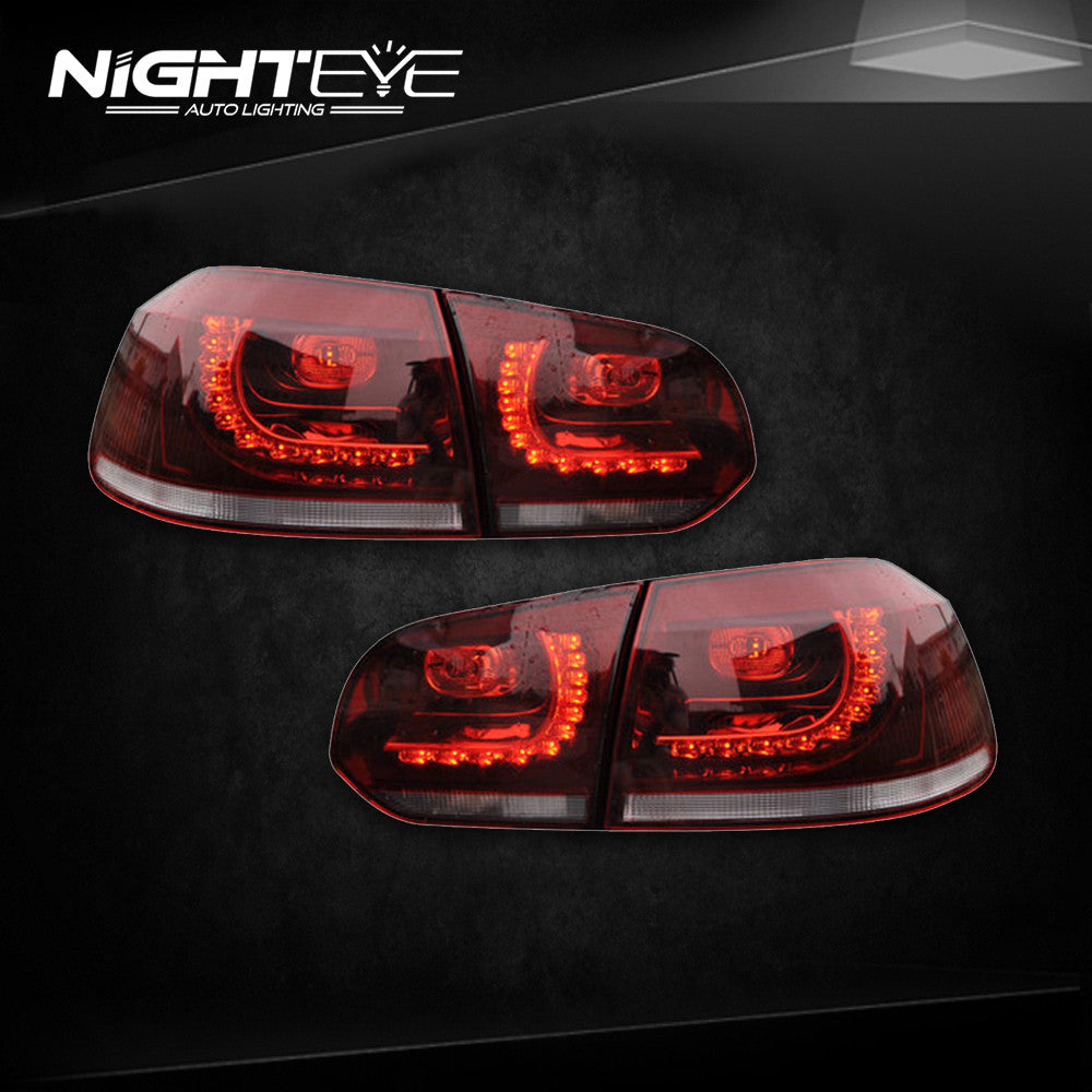 NightEye VW Golf 6 Tail Lights 2009-2012 Golf 6 R LED Tail Light