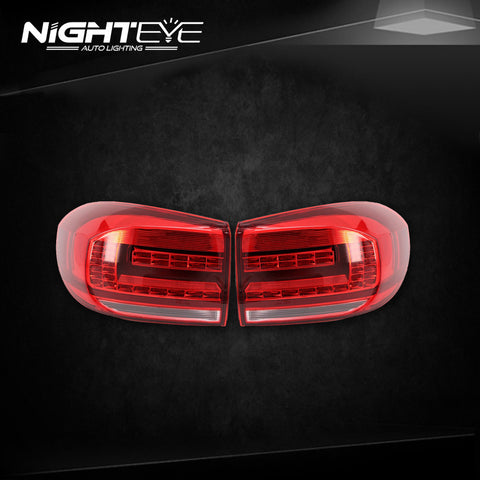 NightEye VW Tiguan Tail Lights 2013-2015 New Tiguan LED Tail Light