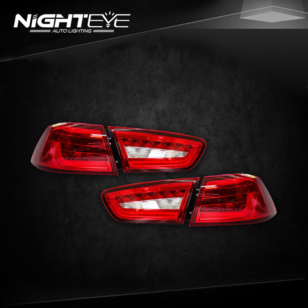NightEye Mitsubishi Lancer EX Lancer BMW Design Rear Lamp Tail Lights DRL+Brake+Park+Signal