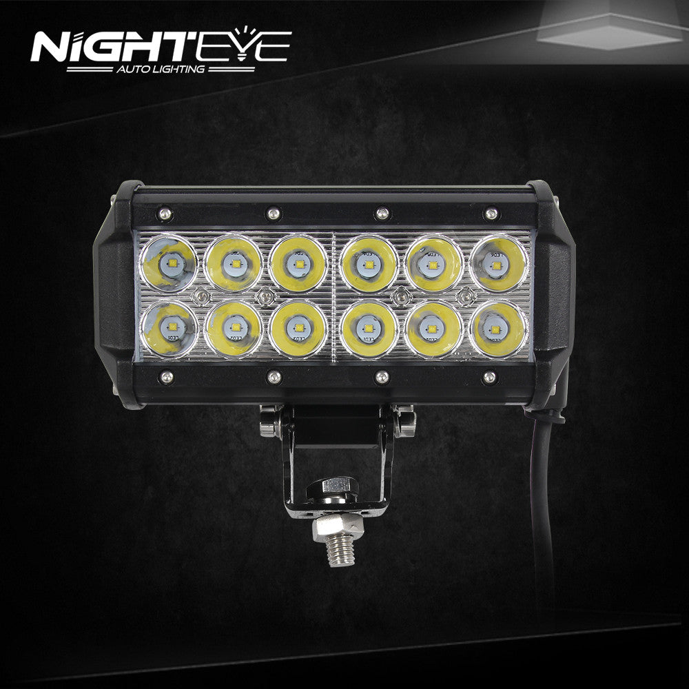 NIGHTEYE 36W 6.6 inch LED Work Light Bar