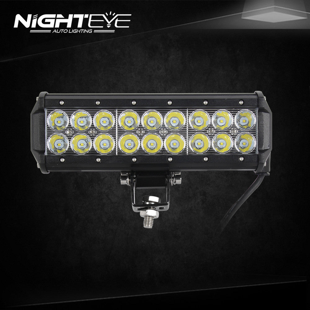 NIGHTEYE 54W 9.3 inch LED Work Light Bar