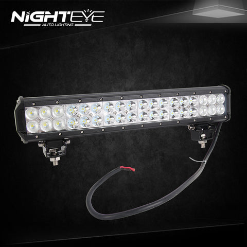 NIGHTEYE 108W 17.2 inch LED Work Light Bar