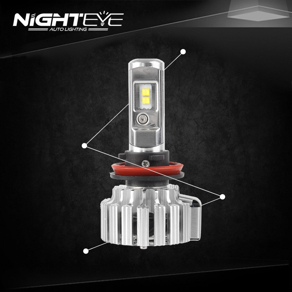 NIGHTEYE A333 9000LM 70W Car LED Headlights H11