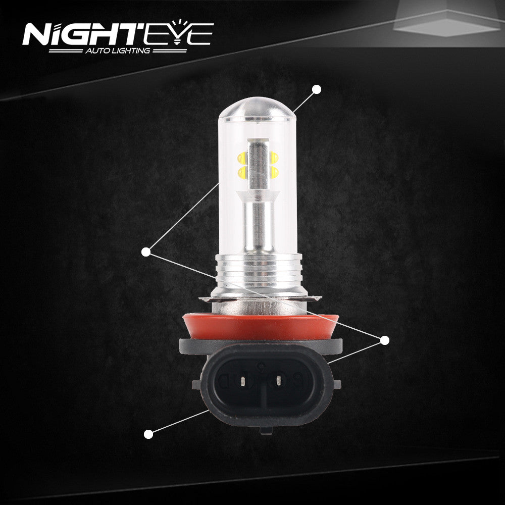 NIGHTEYE A334 3000LM LED Fog Lights H16