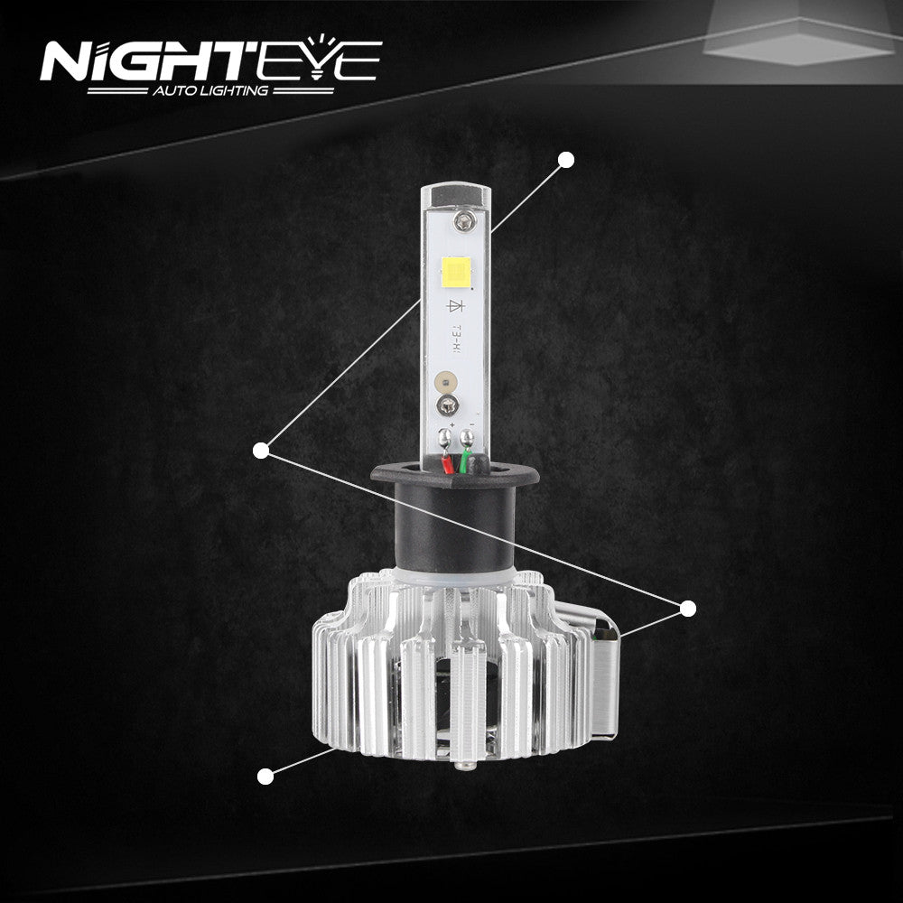 NIGHTEYE A333 9000LM 70W Car LED Headlights H1