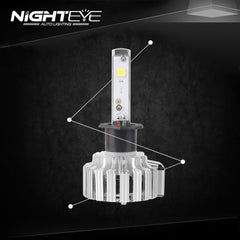 NIGHTEYE A333 9000LM 70W Car LED Headlights H1 - NIGHTEYE AUTO LIGHTING