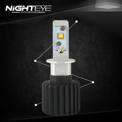 Nighteye 12000LM H3 LED Car LED Car Headlight - NIGHTEYE AUTO LIGHTING