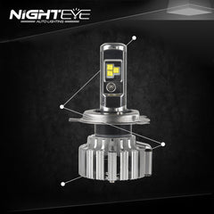 NIGHTEYE A333 9000LM 80W Car LED Headlights H4 - NIGHTEYE AUTO LIGHTING