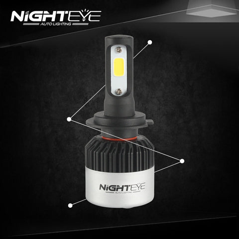 NIGHTEYE A315 72W 9000LM H7 LED Car Headlight