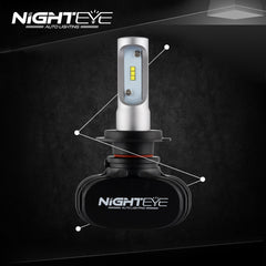 NIGHTEYE 8000LM 50W LED Light Car Headlight Bulb Lamp - NIGHTEYE AUTO LIGHTING