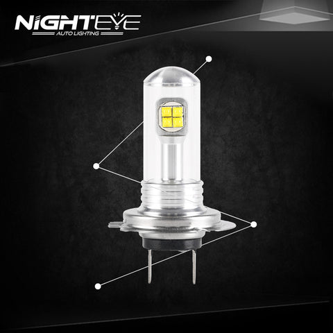 NIGHTEYE A334 3000LM LED Fog Lights H7