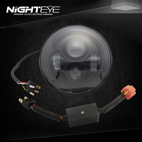 1 Sets Nighteye Brand  LED Headlamp with high-brightness  For Harley Jeep